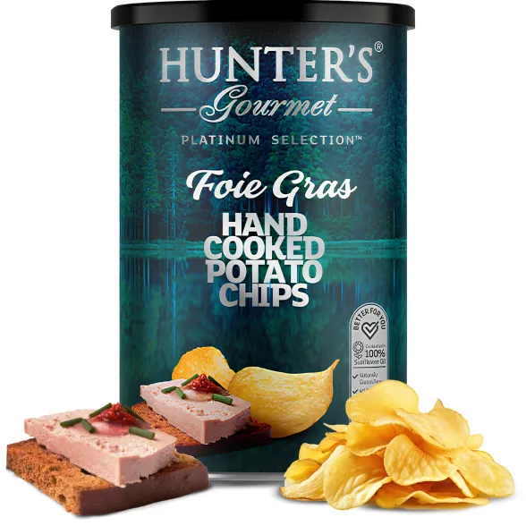 FOIE GRAS VEGAN HAND COOKED POTATO CHIPS (150g)